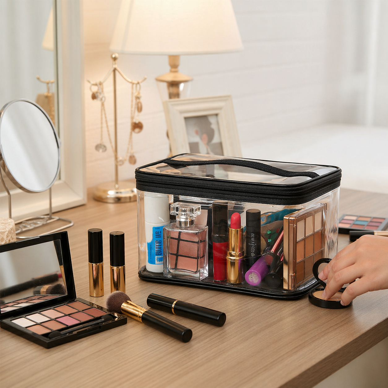 Waterproof Transparent Cosmetics Pouch