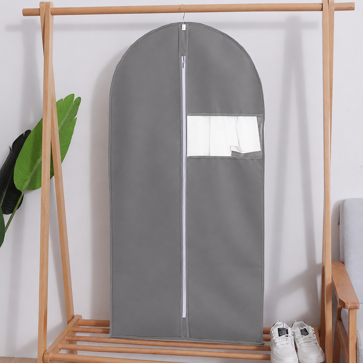 Dust Proof Non-woven Zipper Clothes Cover Bag