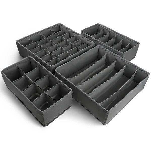 Pack of 4 Drawer Organizers