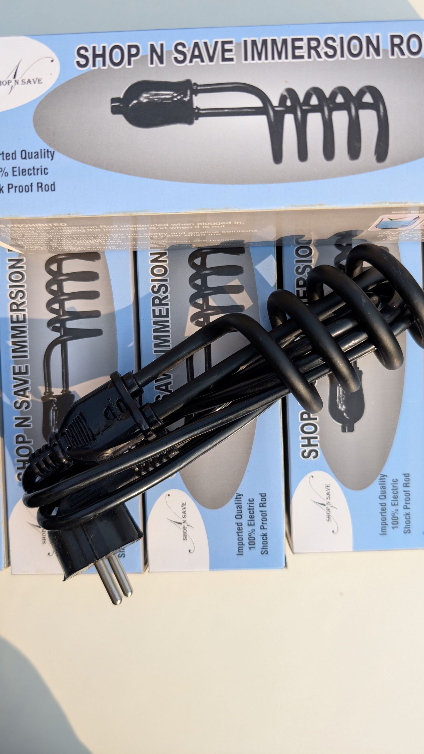 Water heating rod with powder coating ( SHOCK PROOF)