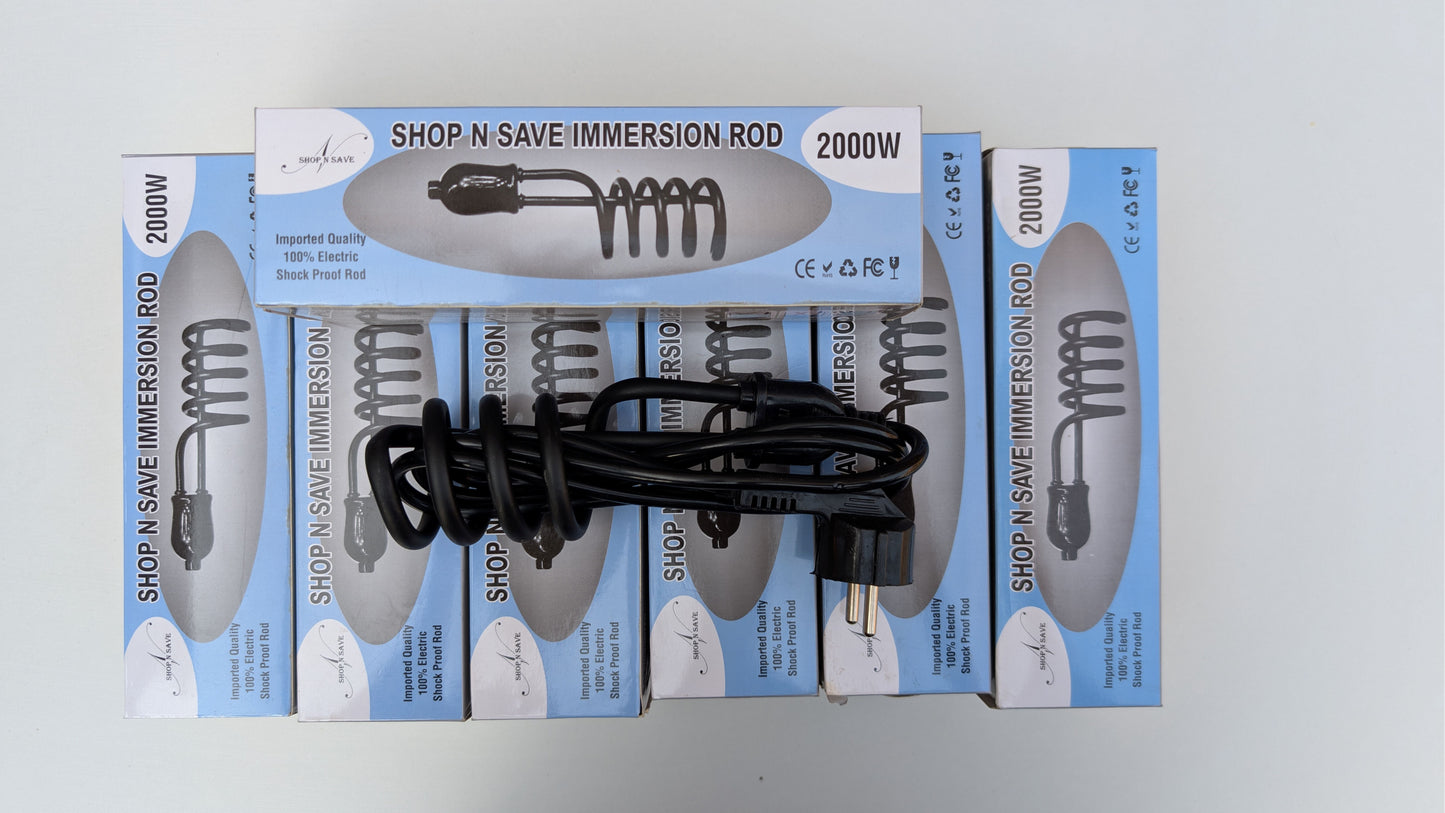 Water heating rod with powder coating ( SHOCK PROOF)