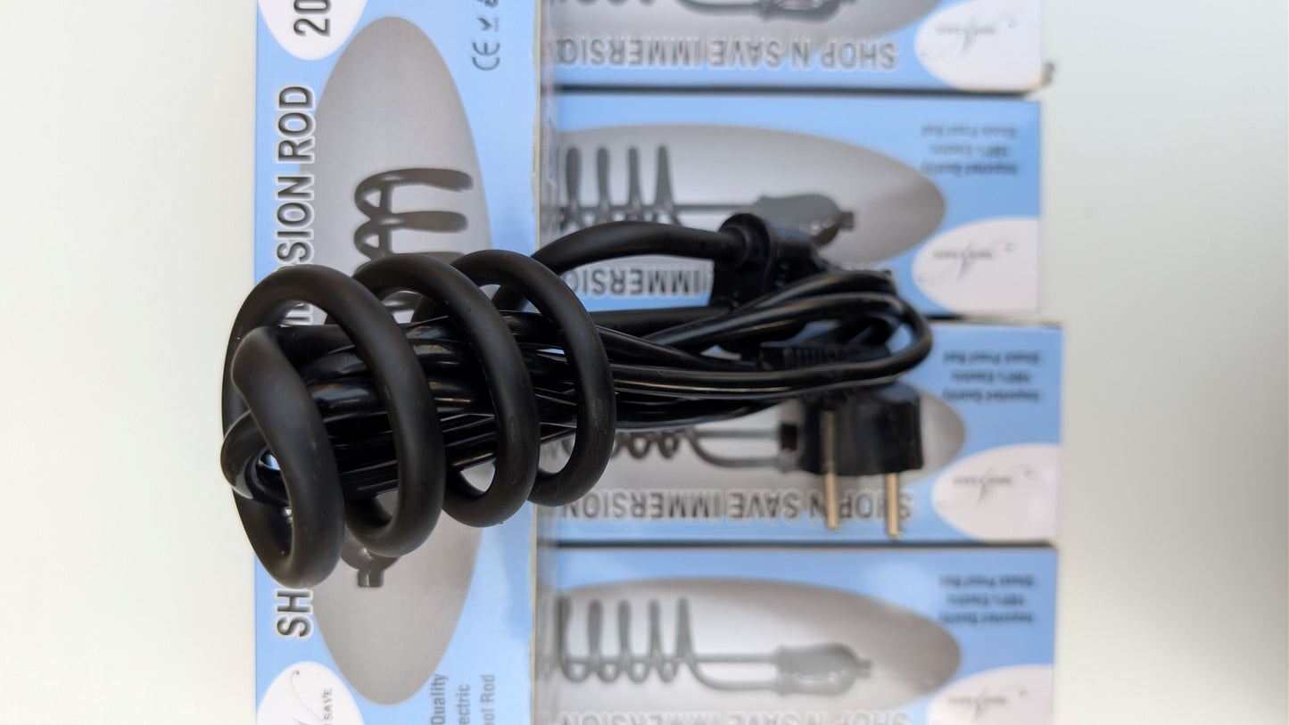 Water heating rod with powder coating ( SHOCK PROOF)